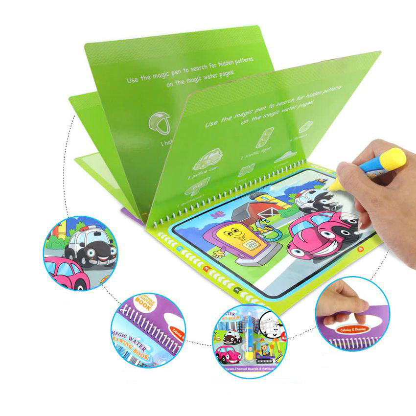 Libro Mágico Reutilizable con Agua