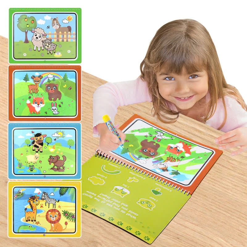 Libro Mágico Reutilizable con Agua