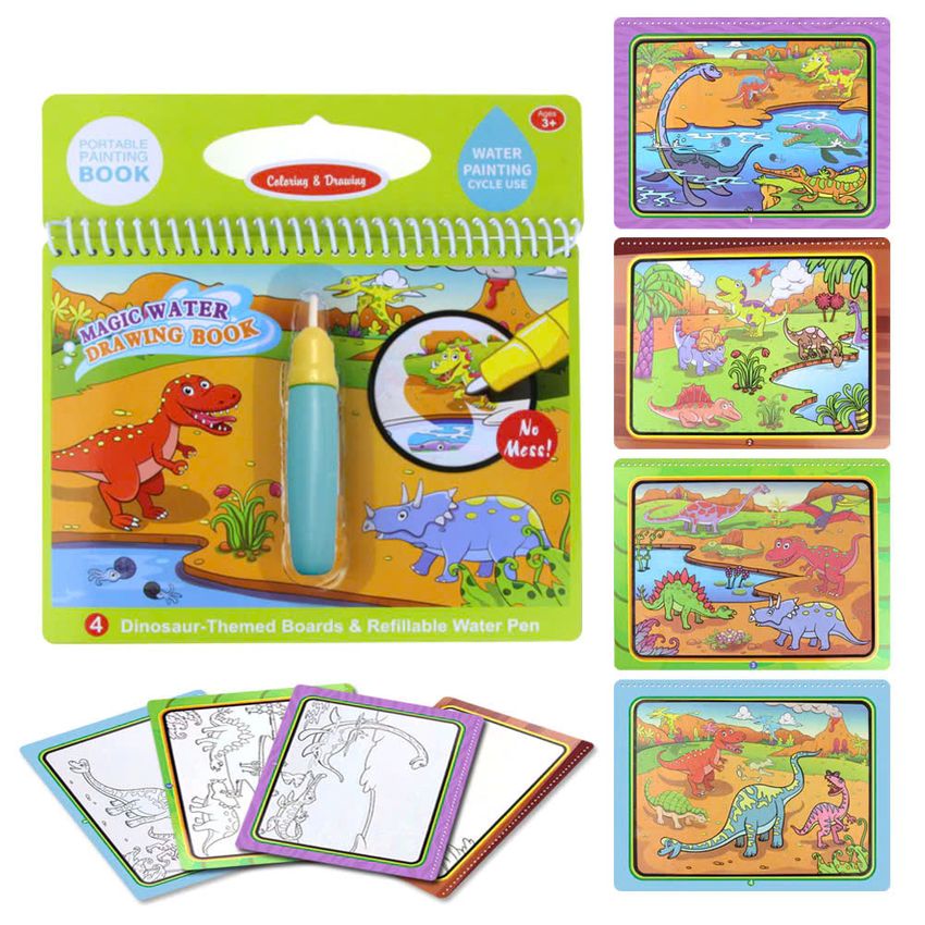 Libro Mágico Reutilizable con Agua