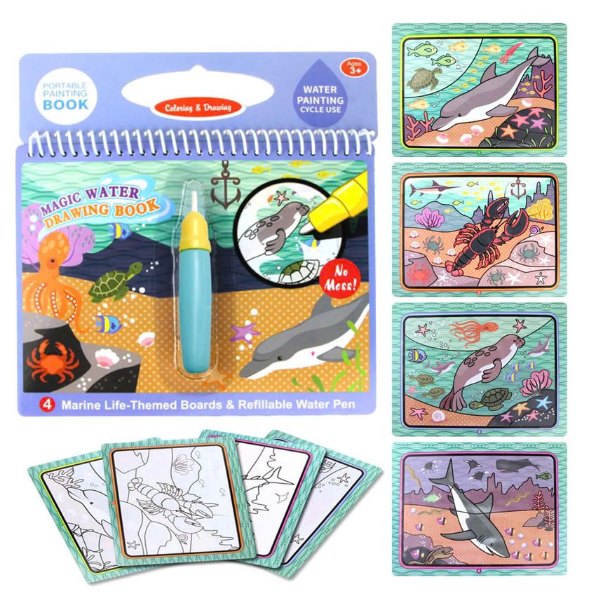 Libro Mágico Reutilizable con Agua