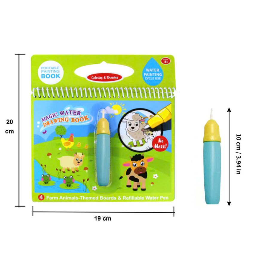 Libro Mágico Reutilizable con Agua